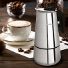 Ibric de cafea Rosberg R51173F6, 6 cesti, Inox