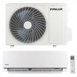 Finlux 12HEL85GOD Inverter Air Conditioner, 12,000 BTU cooling/heating, A+++, UV lamp, Wi-Fi, PM2.5 filter, White