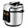 Oliver Voltz OV51985H6 Pressure Cooker, Large LED Touchscreen Display, 1000W, 6L, 70kPa, 24-Hour Timer, Stainless Steel
