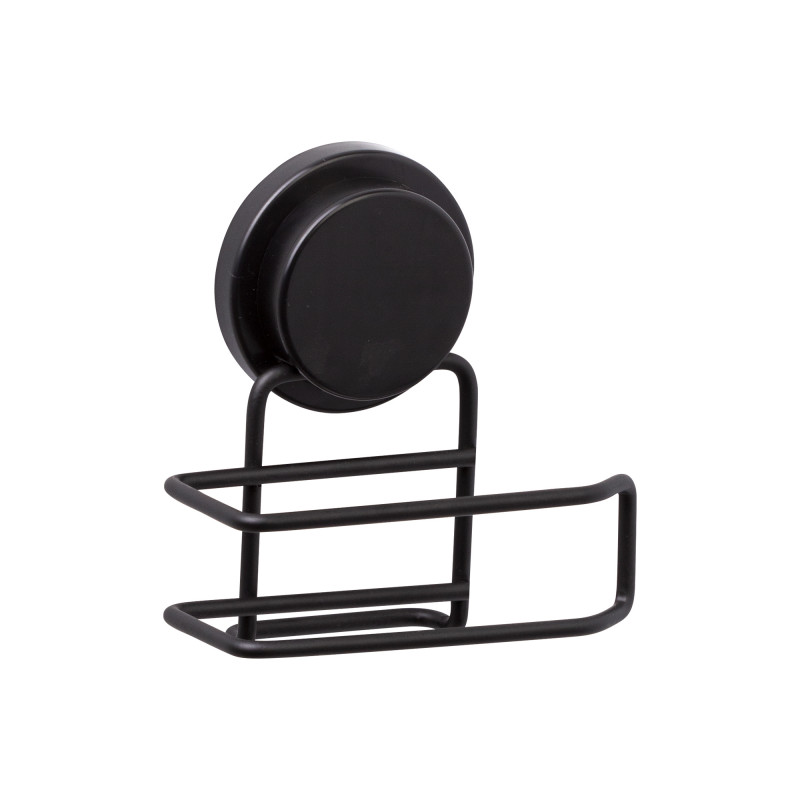 Metalife MGS-708 Toilet Paper Holder, 14 x 8 x 12 cm, Black
