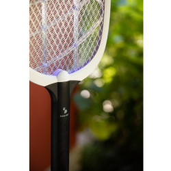 Ηλεκτρική παγίδα εντόμων Beper P206ZAN250, 2W, φόρτιση μέσω USB, βάση στήριξης, φωτισμός LED, λευκό
