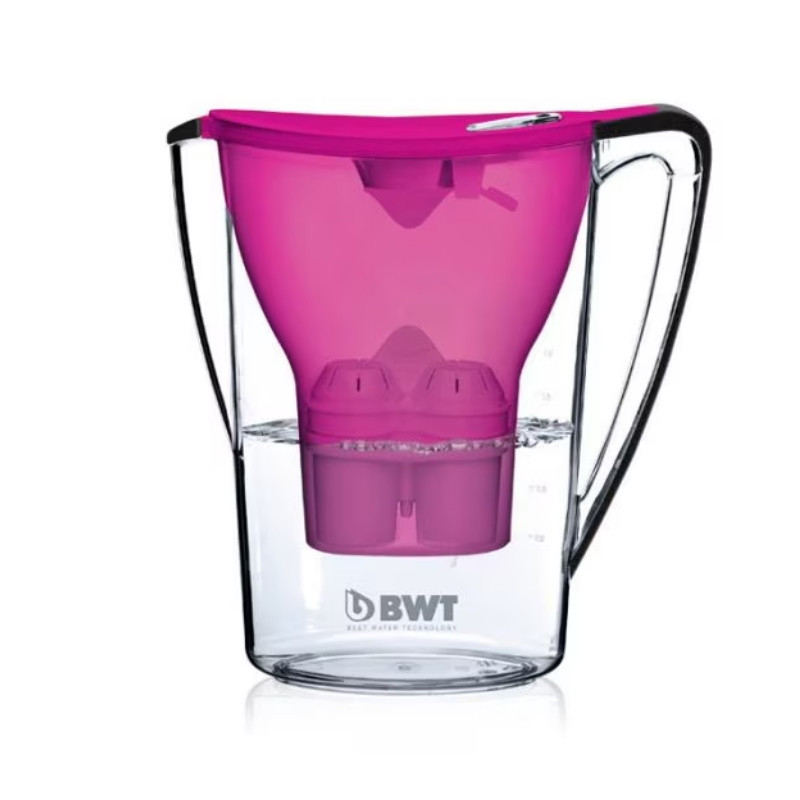 Vízkanna Nitec BWT PENGUIN B702, 2,7 l, magnézium szűrő, Eazy Fulling, Easy Control, rózsaszínű