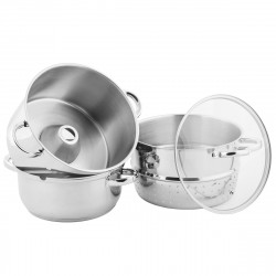 Oala de facut sucuri Topfann GS-01201-26JS-1, 8 l, 26 cm, Inductie, Inox