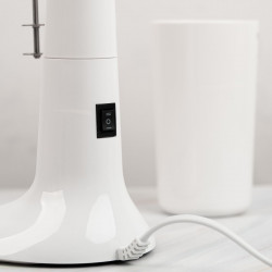 Rosberg R51163C Frappe Blender, 100W, 2 speeds, Metal whisk, White