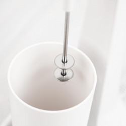 Rosberg R51163C Frappe Blender, 100W, 2 speeds, Metal whisk, White