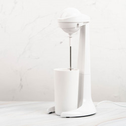 Rosberg R51163C Frappe Blender, 100W, 2 speeds, Metal whisk, White