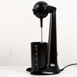 Rosberg R51163C Frappe Blender, 100W, 2 speeds, Metal whisk, Black