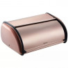 Kinghoff KH 1840 Bread Box, 36 cm, Lightweight and durable construction, Stainless steel, Rose gold