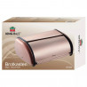 Kinghoff KH 1840 Bread Box, 36 cm, Lightweight and durable construction, Stainless steel, Rose gold