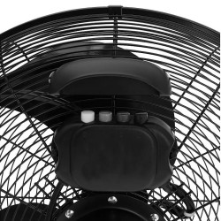 Ventilator de podea Klausberg KB 7517, 100W, 45 cm, Metal, 3 viteze, Negru