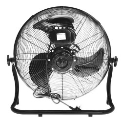 Ανεμιστήρας δαπέδου Klausberg KB 7517, 100W, 45 cm, Μεταλλικός, 3 ταχύτητες, Μαύρο