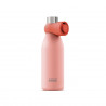 Joseph Joseph Loop 81119 Insulated Bottle, 500 ml, Double-walled with copper lining, Clip-on cap, Vacuum insulation, Coral