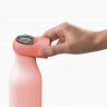 Joseph Joseph Loop 81119 Insulated Bottle, 500 ml, Double-walled with copper lining, Clip-on cap, Vacuum insulation, Coral