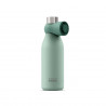 Joseph Joseph Loop 81118 Insulated Bottle, 500 ml, Double-walled with copper lining, Clip-on cap, Vacuum insulation, Green
