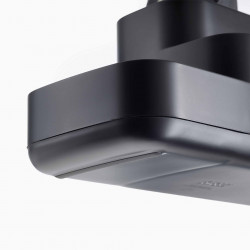 Joseph Joseph EasyStore 70600 Bathroom Organizer, 5 Compartments, 24.9 x 12 cm, Non-Slip Base, Black