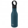 Joseph Joseph Loop 81120 Insulated Bottle, 500 ml, Double-walled, Clip-on Lid, Vacuum Insulation, Blue