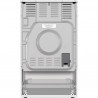 Aragaz electric vitroceramic Gorenje GEC5A61WG, 70 L, 10 functii, Placi ceramice, AquaClean, Silvermatte, Indicator de caldură reziduala, Alb