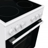 Gorenje GEC5A61WG, 70 l, 10 funcții, Plăci ceramice, AquaClean, Silvermatte, Indicator de căldură reziduală, Alb