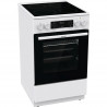 Aragaz Gorenje GEC5C42WG, 70L, 4 plite, 10 programe, 275C, display LED, Clasa A, Alb