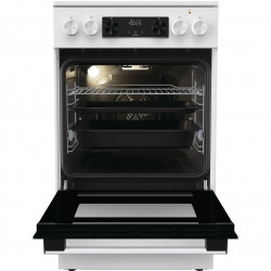 Aragaz Gorenje GEC5C42WG, 70L, 4 plite, 10 programe, 275C, display LED, Clasa A, Alb