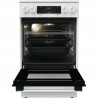 Aragaz Gorenje GEC5C42WG, 70L, 4 plite, 10 programe, 275C, display LED, Clasa A, Alb