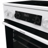 Готварска печка Gorenje GEC5C42WG, 70L, 4 котлона, 10 програми, 275C, LED дисплей, Клас А, Бял