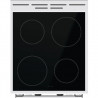 Aragaz Gorenje GEC5C42WG, 70L, 4 plite, 10 programe, 275C, display LED, Clasa A, Alb