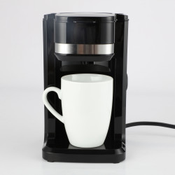 Rosberg R51170D Coffee Maker, 350W, 150 ml, Cup Included, Auto Shut-Off, Black
