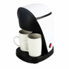 Rosberg R51170E Coffee Maker, 450W, 250ml, 2 cups, Permanent filter, White