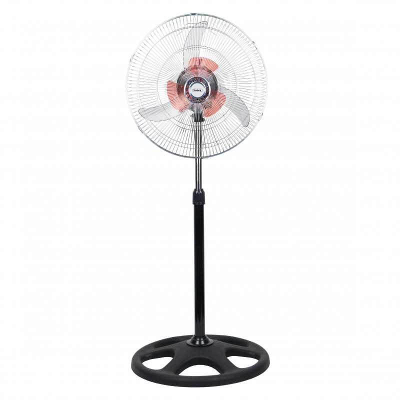 Rosberg R51760G Floor Fan, 46 cm, 60W, 3 speeds, Dual blades, Black
