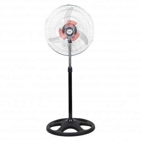 Rosberg R51760G Floor Fan, 46 cm, 60W, 3 speeds, Dual blades, Black