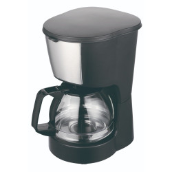 Rosberg R51170F Coffee Maker, 600W, 600 ml, Glass carafe, Plastic filter, Black