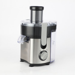Rosberg R51160B Juicer, 600W, 1L pulp container, Low noise level, Black/Stainless Steel