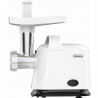 Rosberg R51991E Meat Grinder with Tomato Attachment, 800W, Reverse Function, White
