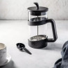 Kinghoff KH 1399 French Press, 1 L, Glass Bowl, Black
