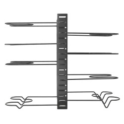 Kinghoff KH 1640 Kitchen Organizer, For pans or lids, 8 tiers, Metal, Black