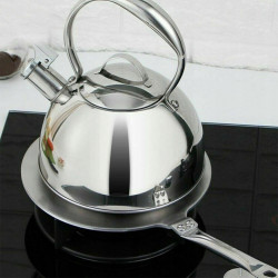 Kinghoff KH 1710 Induction Cooktop Adapter, 28 cm, Universal, Stainless Steel