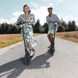 Ηλεκτρικό πατίνι SOFLOW SO2 AIR MAX, Πτυσσόμενο, 10 ίντσες, 36V / 17.4Ah, 500W, 20 km/h, Μέγιστο βάρος 120 kg, Τυρκουάζ