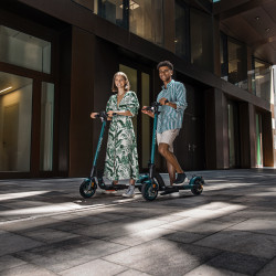 SOFLOW SO One Electric Scooter, Foldable, 9-inch, 48V / 5.2Ah, 350–720W, 22 km/h, Maximum Weight 120 kg, Gray