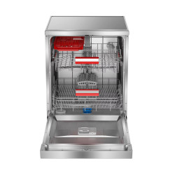 Mașină de spălat vase Toshiba DW-10F2EE(S), Clasa D, 10 seturi, 6 programe, AquaStop, 1/2 încărcare, Inox