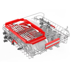 Mașină de spălat vase Toshiba DW-10F2EE(S), Clasa D, 10 seturi, 6 programe, AquaStop, 1/2 încărcare, Inox