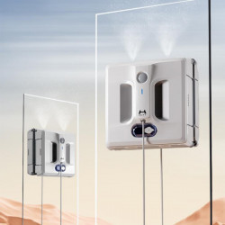 HUTT A1 Window Cleaning Robot, 150 ml, 6000 Pa, AI Sensors, Quad Spray, White