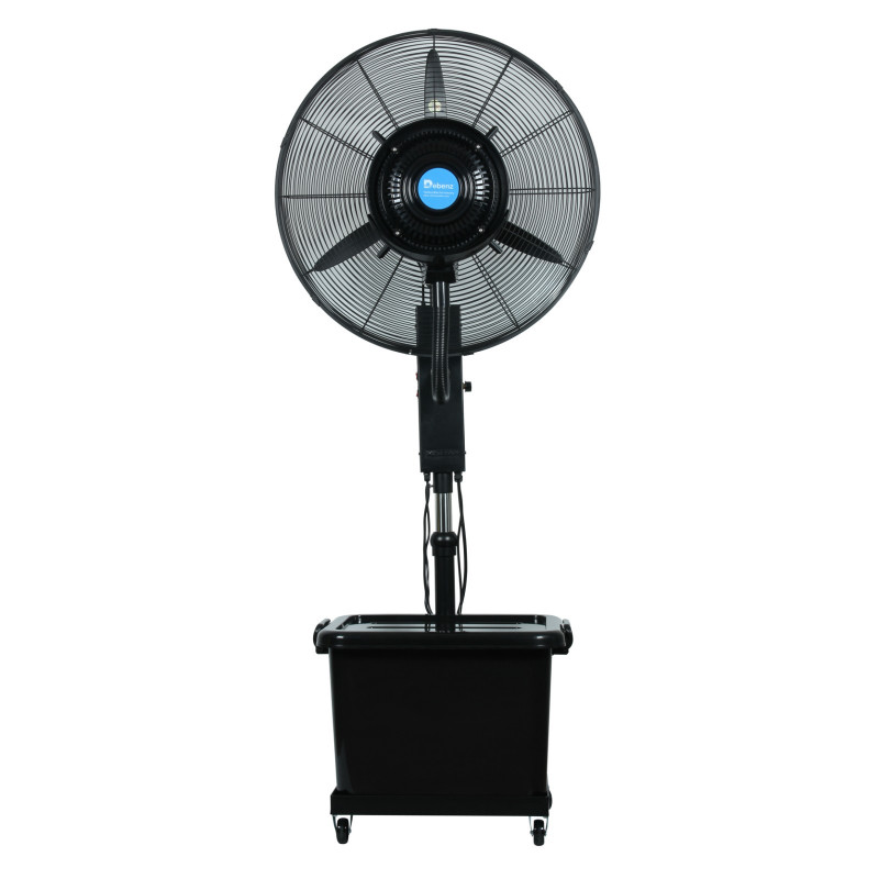 Ventilator cu ceata de apa Elite EFM-1342BL, 41l, Debit de aer 143 m³/min, Motor din cupru, 3 viteze, Negru