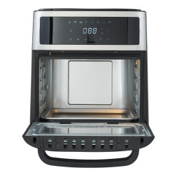 Resigilat: Friteuza/cuptor cu aer cald Air Fryer Adler AD 6309, 2500W, 13 L, 8 programe, Start intarziat, Inox/Negru