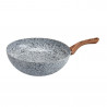 Oliver Voltz Siena OV51320J26H Frying Pan, 26 cm, Marble Coating, Induction, Gray