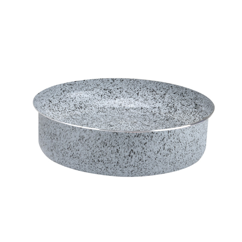 Oliver Voltz Siena OV51222J28 Baking Dish, Round, 28 cm, Marble Finish, Gray
