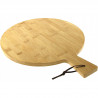 Kinghoff KH 1674 Pizza Board, 35 cm, Comfortable Handle, Bamboo