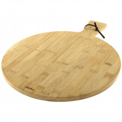 Kinghoff KH 1674 Pizza Board, 35 cm, Comfortable Handle, Bamboo