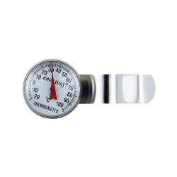 Kinghoff KH 3696 Kitchen Thermometer, 14 cm, Clip-on, -20 to 100°C, Stainless Steel