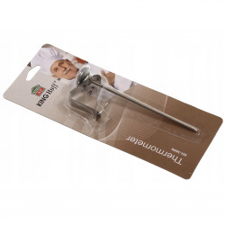 Kinghoff KH 3696 Kitchen Thermometer, 14 cm, Clip-on, -20 to 100°C, Stainless Steel